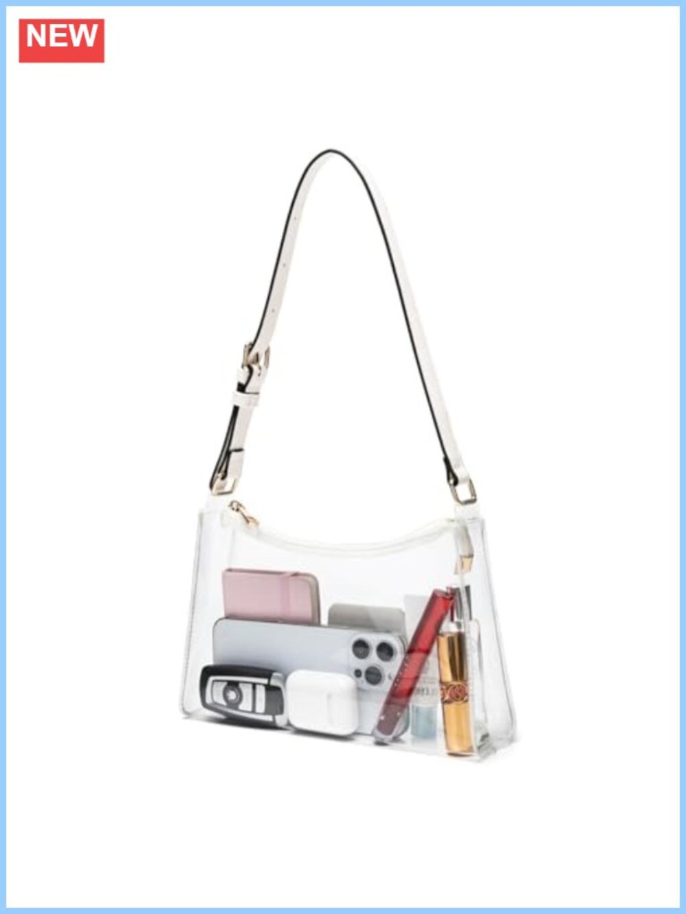 Clear Stadium Approved Shoulder Bag Transparent Concert Purse